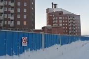 Demolition of the Ralph Erskine buildings